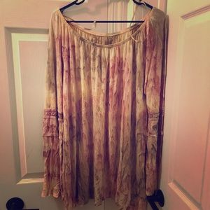Fun Tie-dye pink blouse